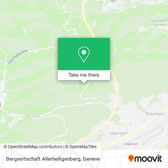 Bergwirtschaft Allerheiligenberg map