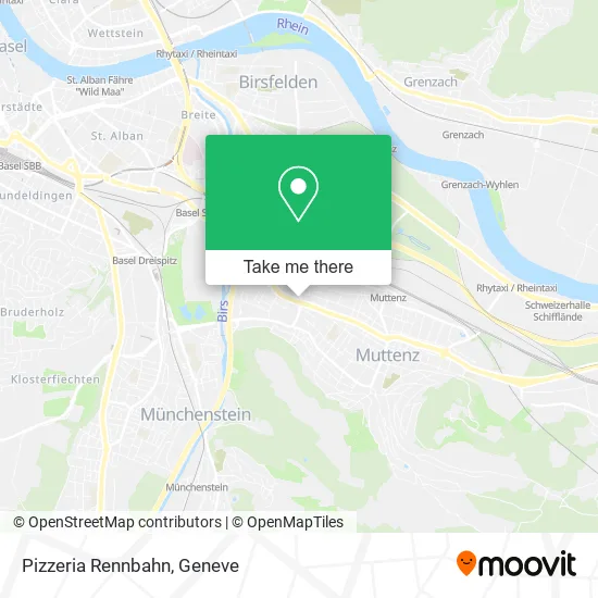 Pizzeria Rennbahn map