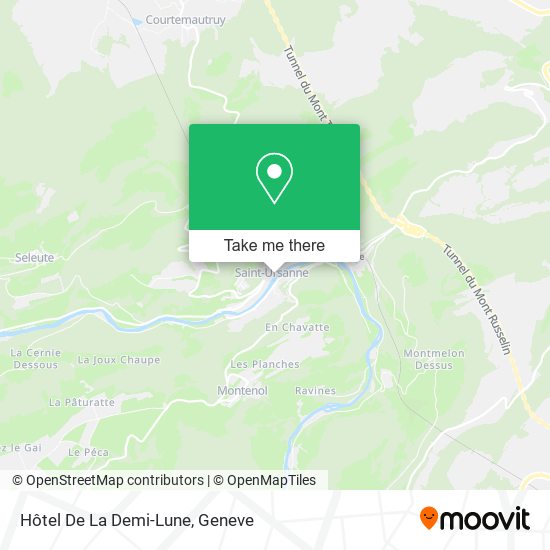 Hôtel De La Demi-Lune map