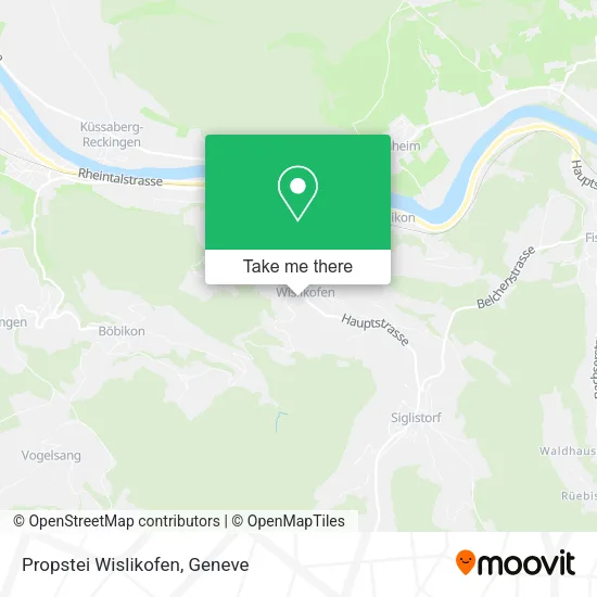 Propstei Wislikofen map