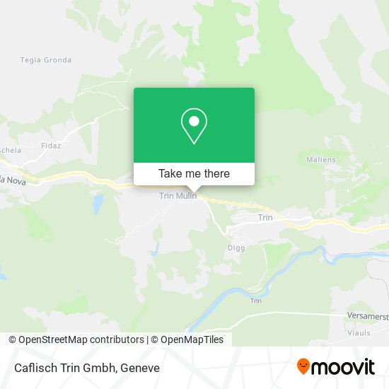 Caflisch Trin Gmbh map