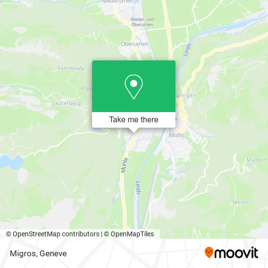 Migros map