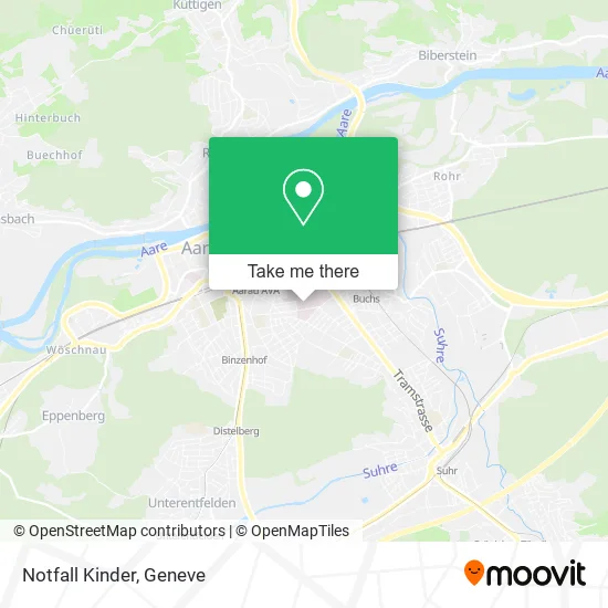 Notfall Kinder map