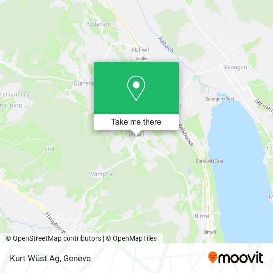 Kurt Wüst Ag map