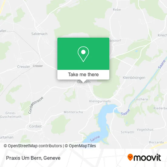 Praxis Um Bern map