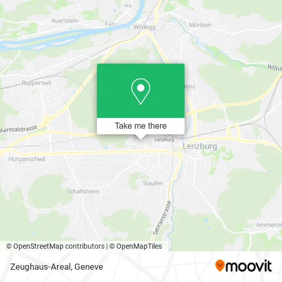 Zeughaus-Areal map