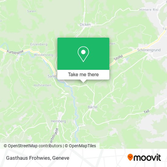 Gasthaus Frohwies map