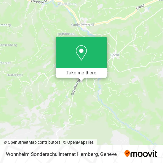 Wohnheim Sonderschulinternat Hemberg map