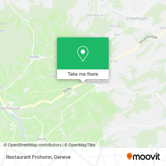 Restaurant Frohsinn map
