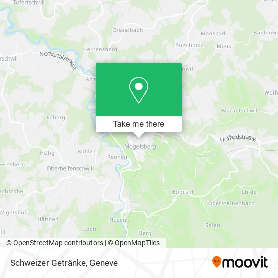 Schweizer Getränke map