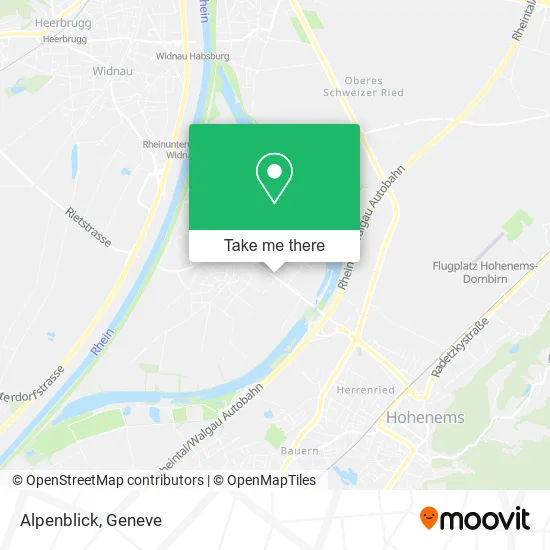 Alpenblick map