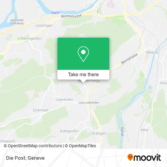 Die Post map