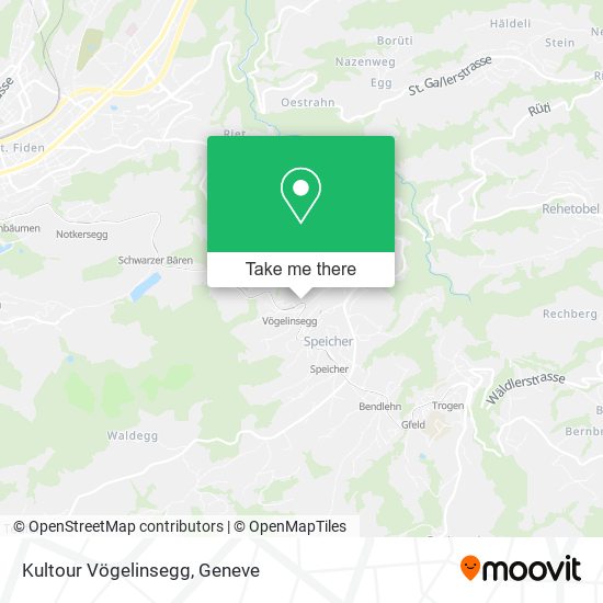 Kultour Vögelinsegg map
