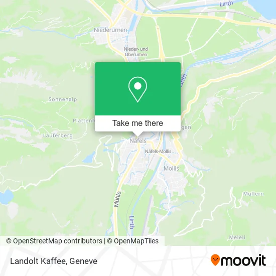 Landolt Kaffee map