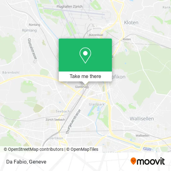 Da Fabio map