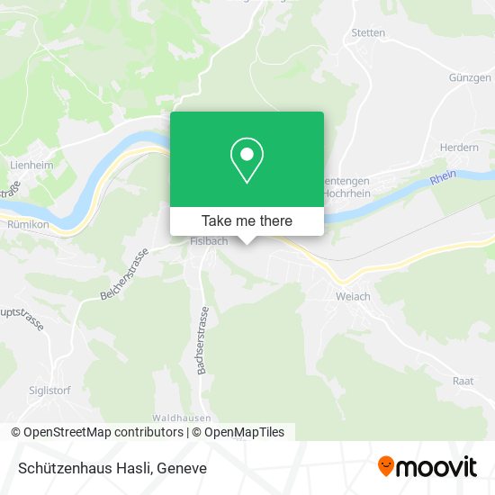 Schützenhaus Hasli map
