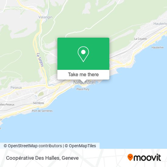 Coopérative Des Halles map