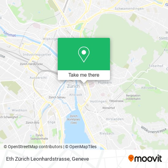 Eth Zürich Leonhardstrasse map