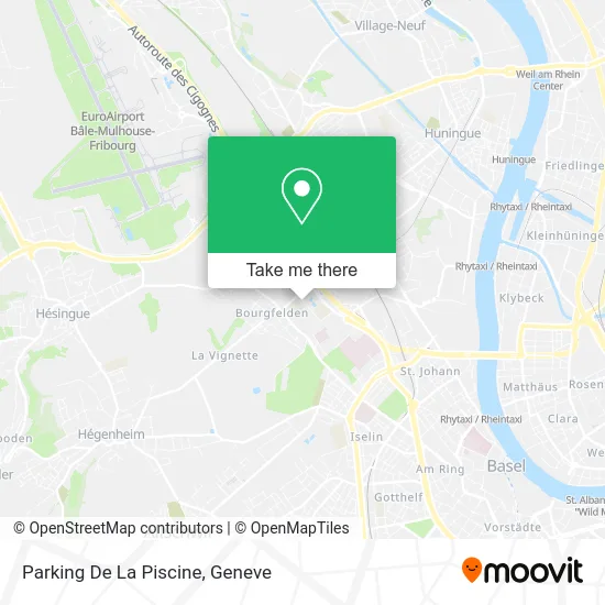 Parking De La Piscine map