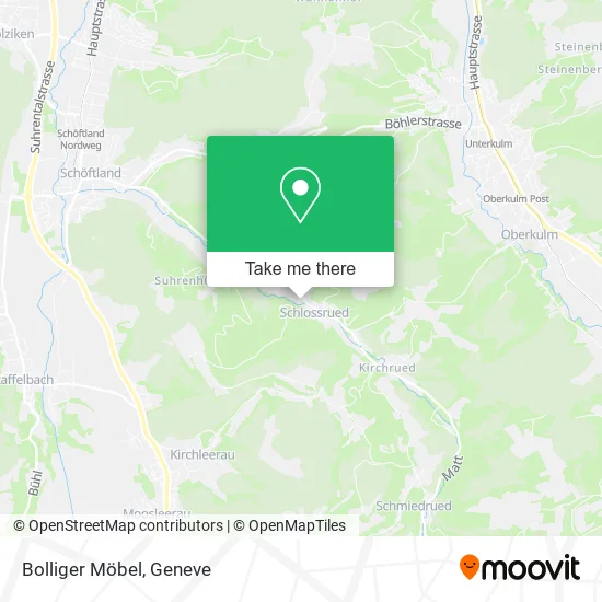 Bolliger Möbel map