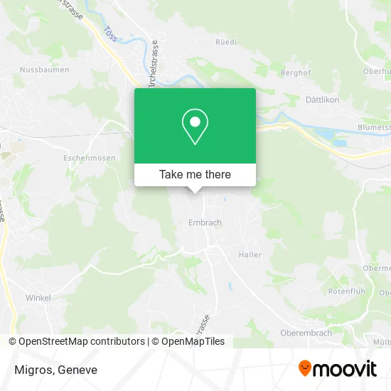 Migros map