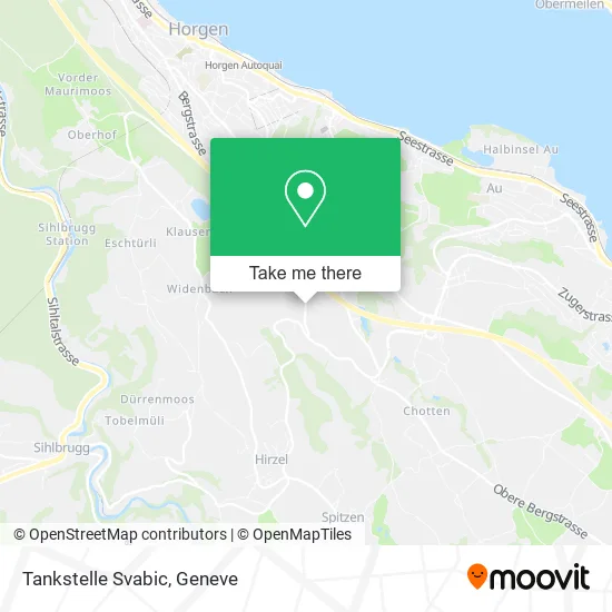 Tankstelle Svabic map