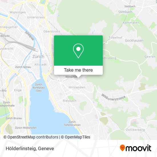 Hölderlinsteig map