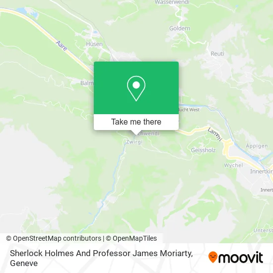 Sherlock Holmes And Professor James Moriarty map