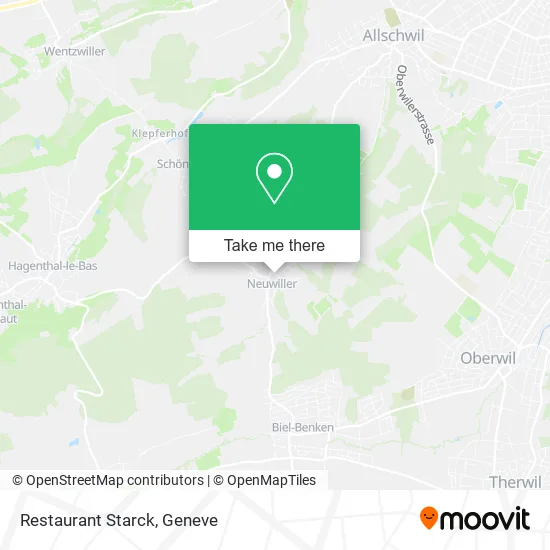 Restaurant Starck map