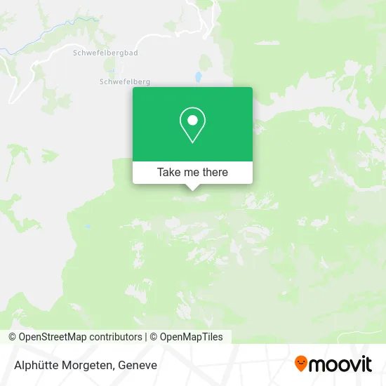 Alphütte Morgeten map