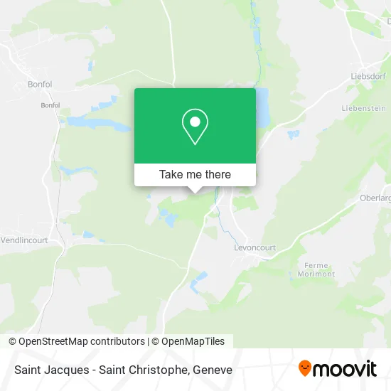 Saint Jacques - Saint Christophe map