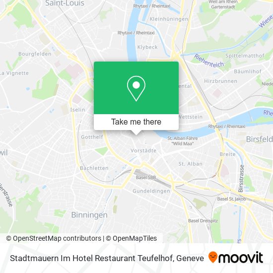 Stadtmauern Im Hotel Restaurant Teufelhof map