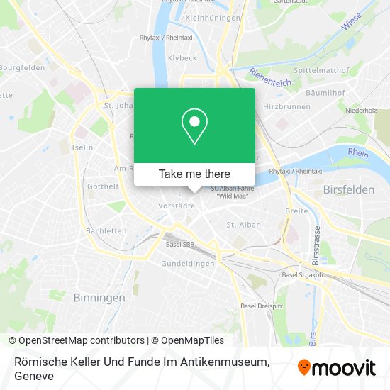 Römische Keller Und Funde Im Antikenmuseum map