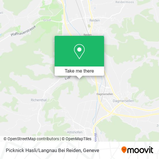Picknick Hasli / Langnau Bei Reiden map