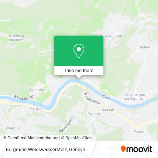 Burgruine Weisswasserstelz map