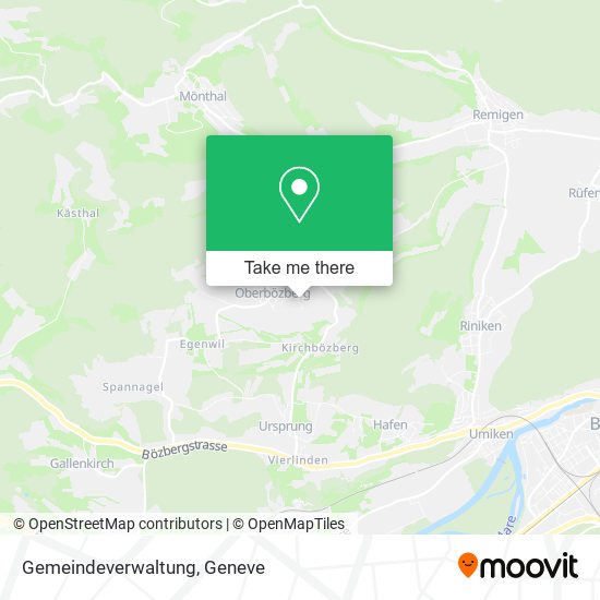 Gemeindeverwaltung map