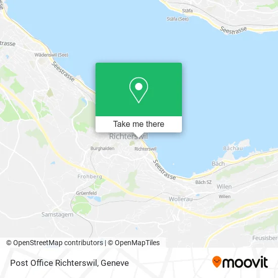 Post Office Richterswil map