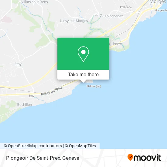 Plongeoir De Saint-Prex map