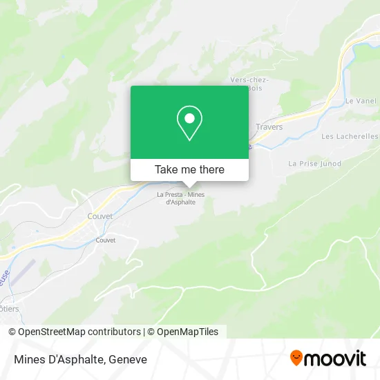 Mines D'Asphalte map