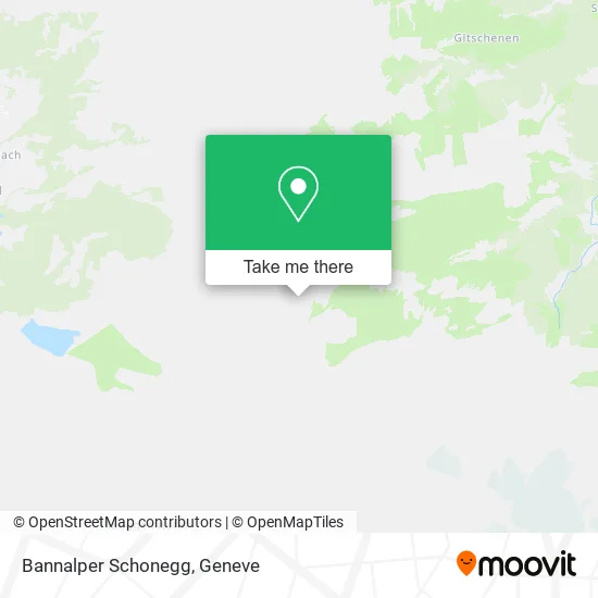 Bannalper Schonegg map