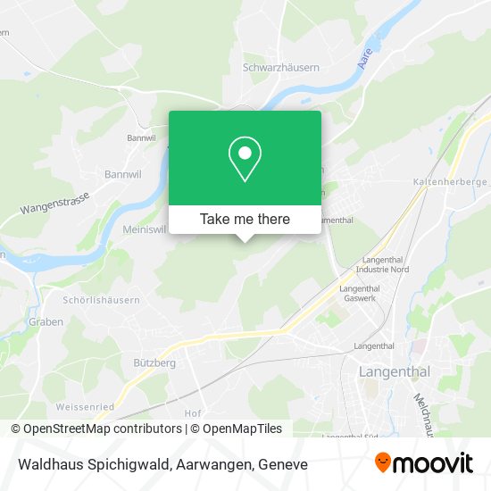 Waldhaus Spichigwald, Aarwangen map