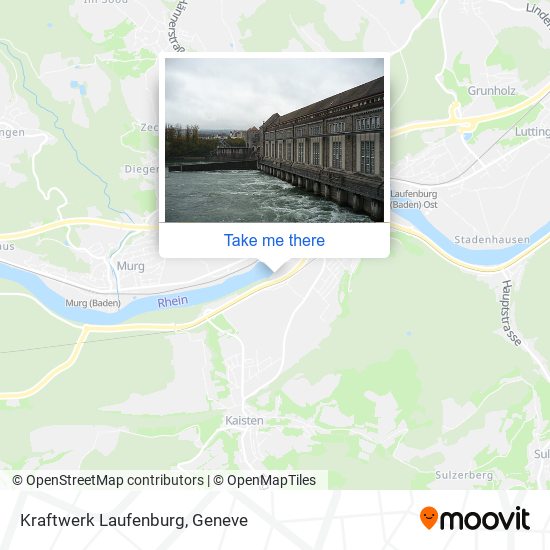 Kraftwerk Laufenburg map