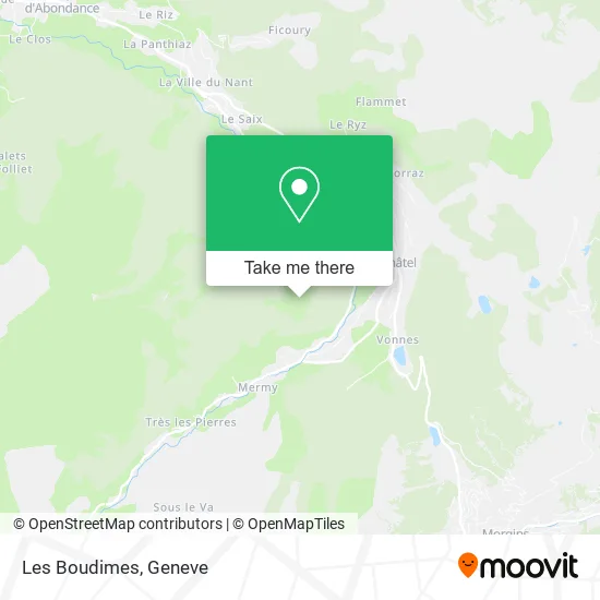 Les Boudimes map