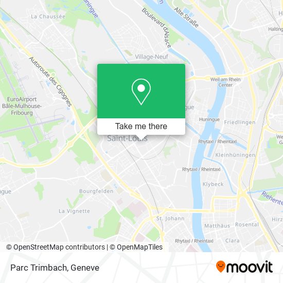 Parc Trimbach map