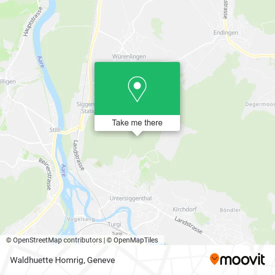 Waldhuette Homrig map