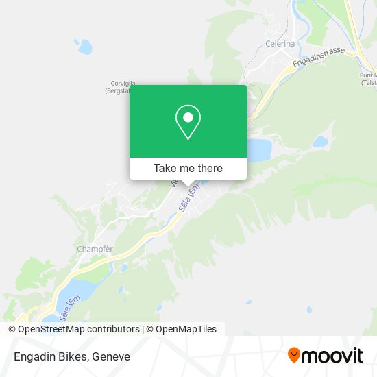 Engadin Bikes map