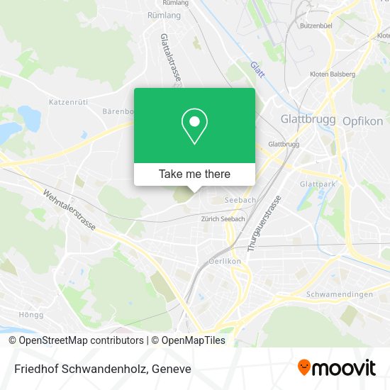 Friedhof Schwandenholz map