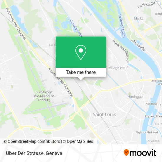 Über Der Strasse map