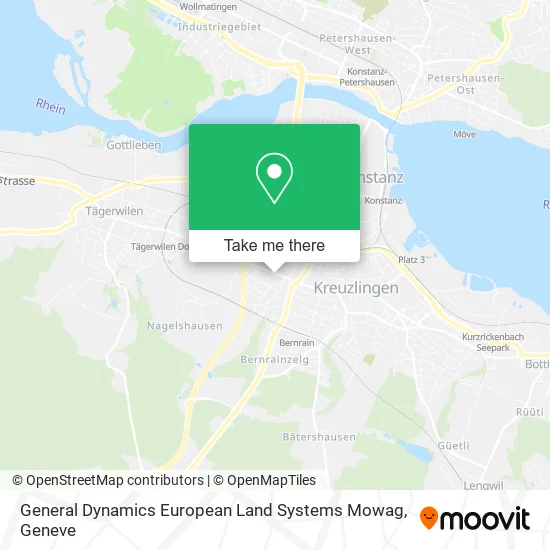 General Dynamics European Land Systems Mowag map