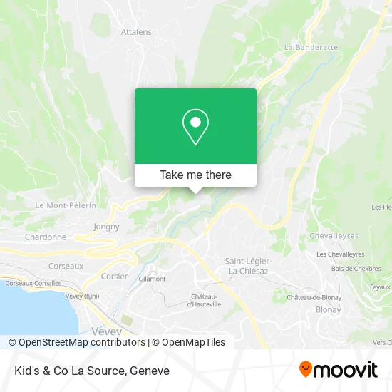 Kid's & Co La Source map